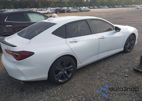 2023 Acura Tlx A-Spec Package из США, поврежденный, VIN 19UUB5F5XPA006647